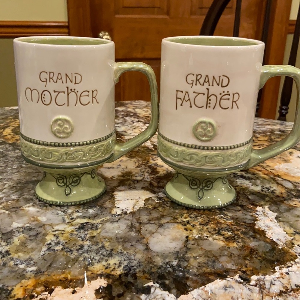Irish Grandmother Grandfather Mugs